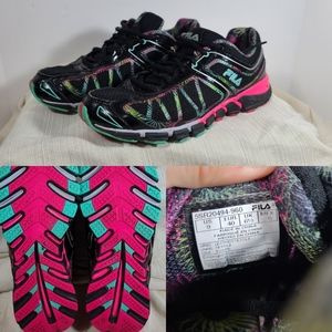 FILA Floral running shoes